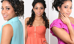 3 Quick Curly Hair Updo’s