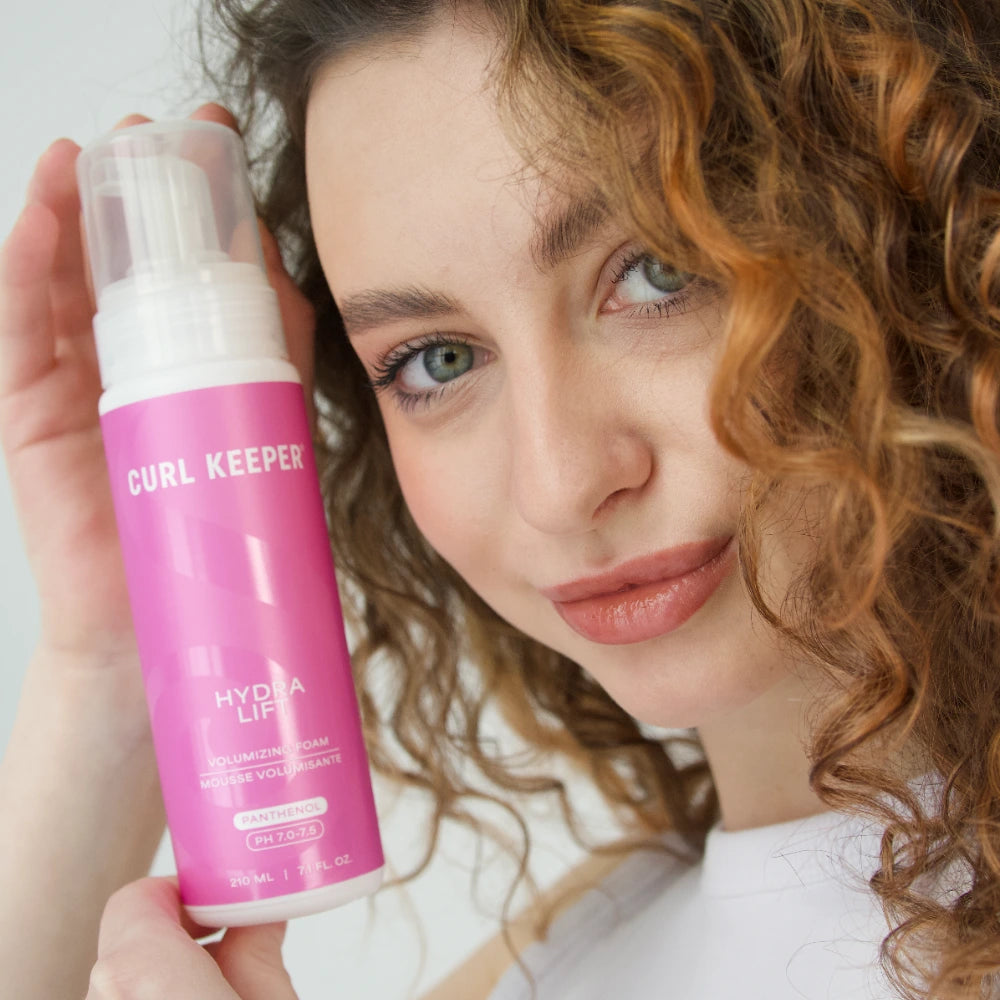CurlKeeper_-_VolumizingFoam_-_HydraLift-_7.1oz_-_Lifestyle3A.webp